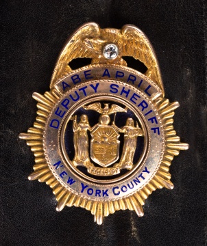 1926 14K Gold Deputy Sheriff Presentation Badge