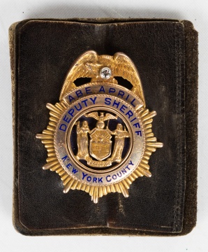 1926 14K Gold Deputy Sheriff Presentation Badge