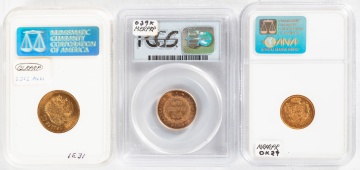 Three European Gold Coins
