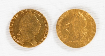 Two Gold Guinea Coins