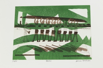 Two Julian Trevelyan (British, 1910-1988) Rowers & Athletes