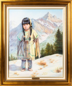 Gregory Perillo (American, 1927/29-2021) Small Talk (Nez Perce)