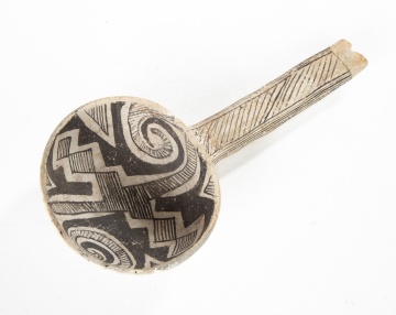 Ancestral Pueblo Black & White Ladle