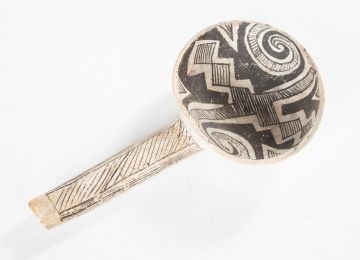 Ancestral Pueblo Black & White Ladle