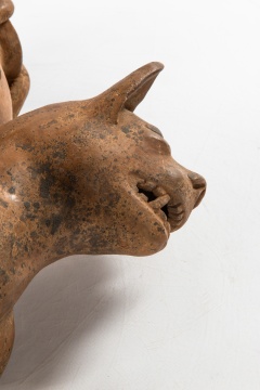 Pregnant Colima Dog with Incense Burner