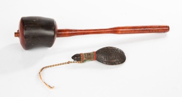 Two Iroquois Rattles