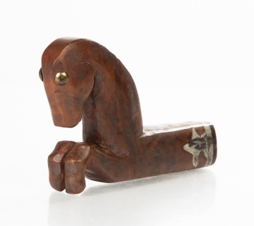 Native American Horse Effigy Pipe