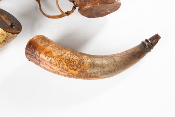 Three 19th Century Powder Horns
