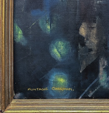 Frederick Montague Charman (American, 1894-1986) "Fisherman, Nazare, Portugal"