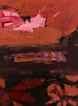 Arnold Blanch (American, 1896-1968) "Flowers with Head"