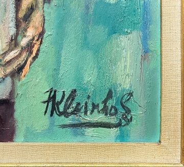 Frank Kleinholz (American, 1901-1987) "Boy with Bird"