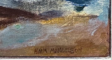 Haim Mendelson (American, 1923-2009) "Channel to the Sea"