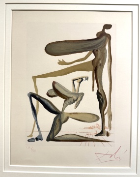 After Salvador Dali (Spanish, 1904-1989) Lavishness, Purgatory: Canto 22