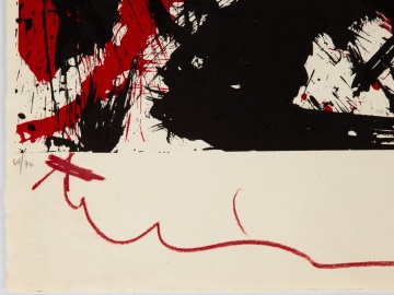 Walasse Ting (Chinese/American, 1929-2010) Untitled, Poster before Printing