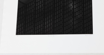 Patrick Hughes (British, b. 1939) "Sunscrapers" & "Black Stars"