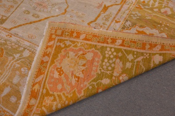 Antique Turkish Oushak Rug