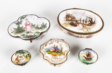 19th Century Porcelain Boxes