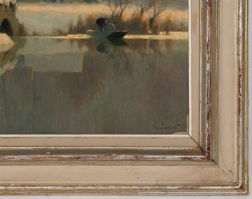 Alexandre Jacob (French, 1876-1972) Neige dans L'Oise (Snow in Oise)