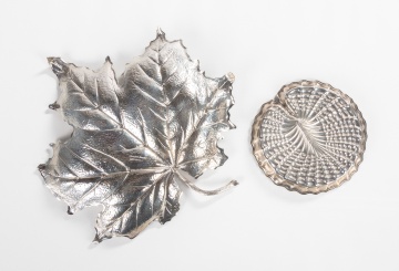 Buccellati Sterling Silver Leaf Bowl & Water Lily