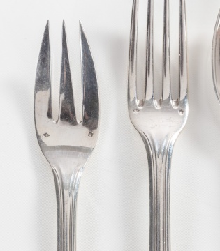 Puiforcat (Hermes) Mazarin Sterling Silver Flatware