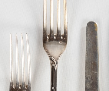 Rare French Puiforcat "Louis XV" Sterling Silver Flatware