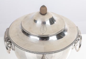 George III Sterling Silver Coffee Urn with Burner