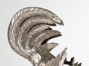 Spanish Silver Rooster & Hen