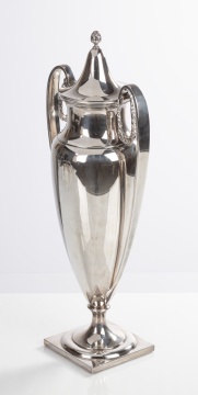 Monumental Reed & Barton Sterling Silver Covered Urn / Trophy Loving Cup