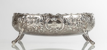 English Repousse Silver Centerpiece