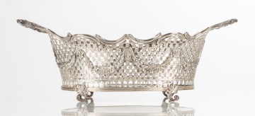 Early 18th Century Dutch Silver Reticulated Basket