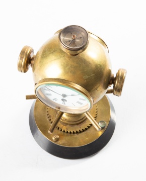 French Nautical Industrial Clock