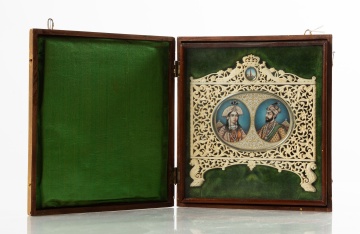 Indian Miniature Portrait of Mumtaz Mahal