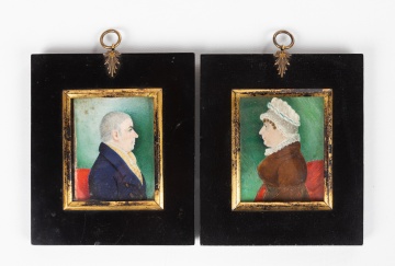 Pair of 19th Century Portrait Miniatures