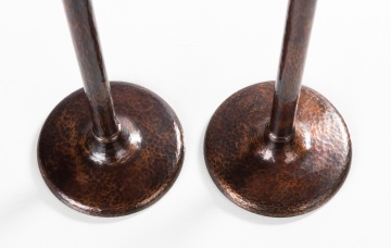 Roycroft Copper Candlesticks