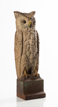 Rare Bradley & Hubbard Owl Doorstop