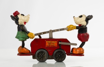 Lionel Mickey & Minnie Hand Car, Model No. 1100