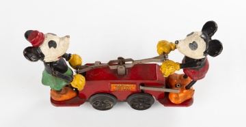 Lionel Mickey & Minnie Hand Car, Model No. 1100