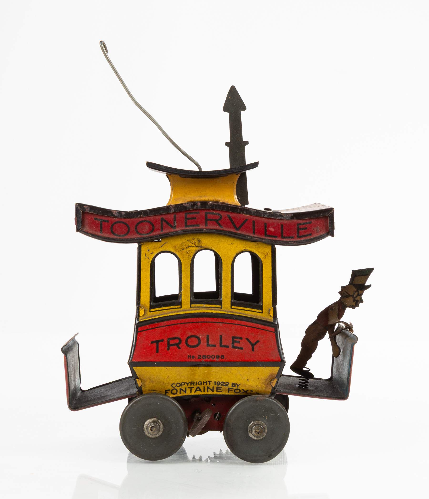 Toonerville Trolley Tin Wind-Up Toy | Cottone Auctions
