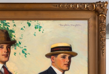 Hayden Brothers, Department Store Advertising Illustration Painting