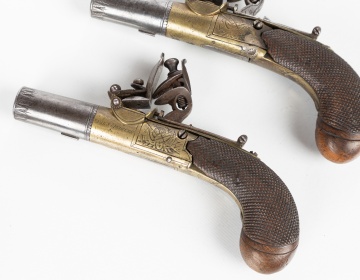 James & Redfern, London, Flintlock Traveling Pistols