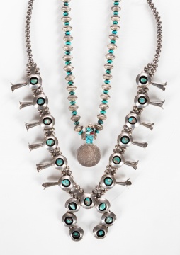 Navajo Turquoise & Silver Necklaces
