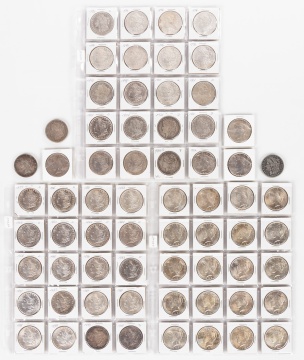 (66) Liberty Peace & Morgan Silver Dollars