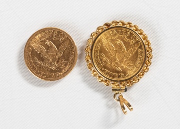 1897 & 1880 Liberty Head $5 Gold Coins