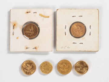 Six Liberty & Indian Princess Gold Coins