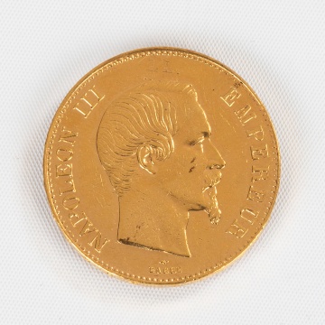 France 100 Francs 1855A Gold Coin