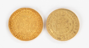 Chile 8 Escudos 1804 & 1805