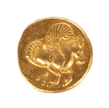 Greek 1 Stater (Helmeted Head of Athena) Gold Coin
