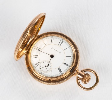 Aurora Watch Co. 14K Gold Pocket Watch