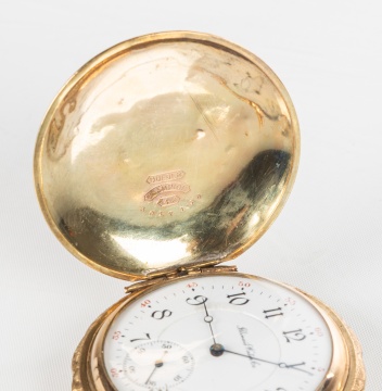 Illinois Watch Co. 14K Gold Pocket Watch