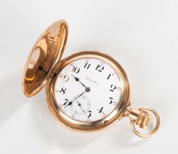 Hamilton 14K Gold Pocket Watch